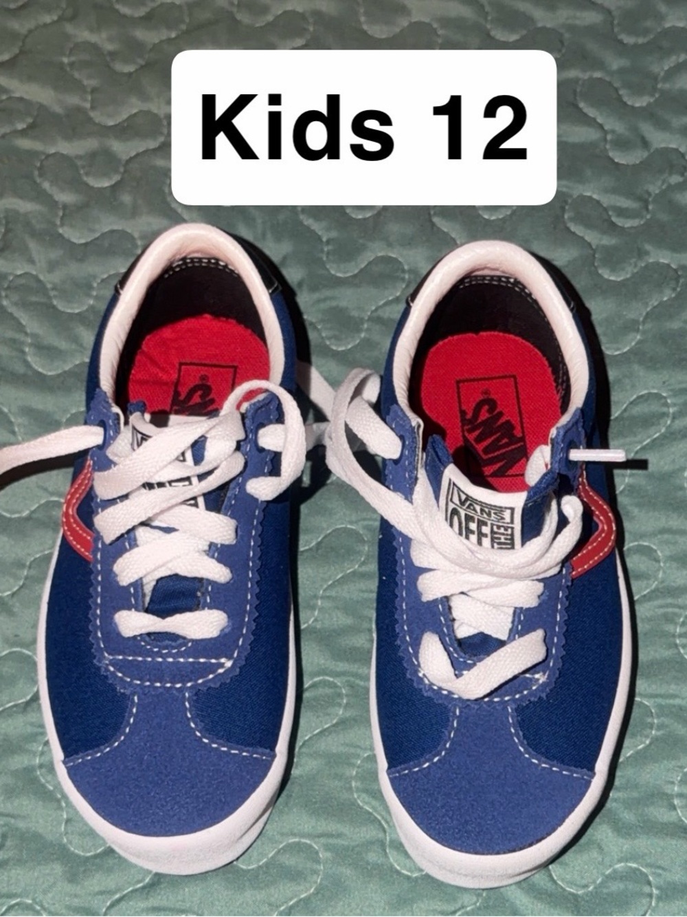 Vans Kids Sneakers Blue White Red